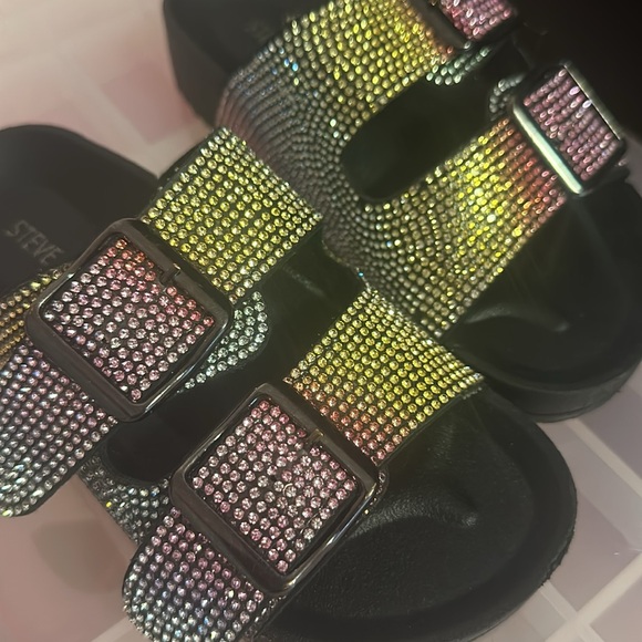 Steve Madden bling slides - Picture 4 of 6